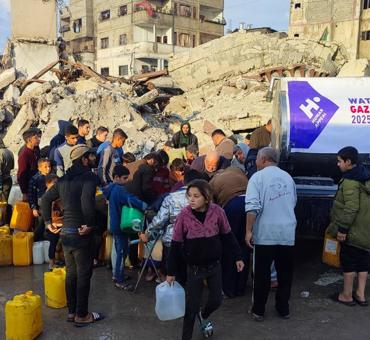 Gaza Water Distribution 